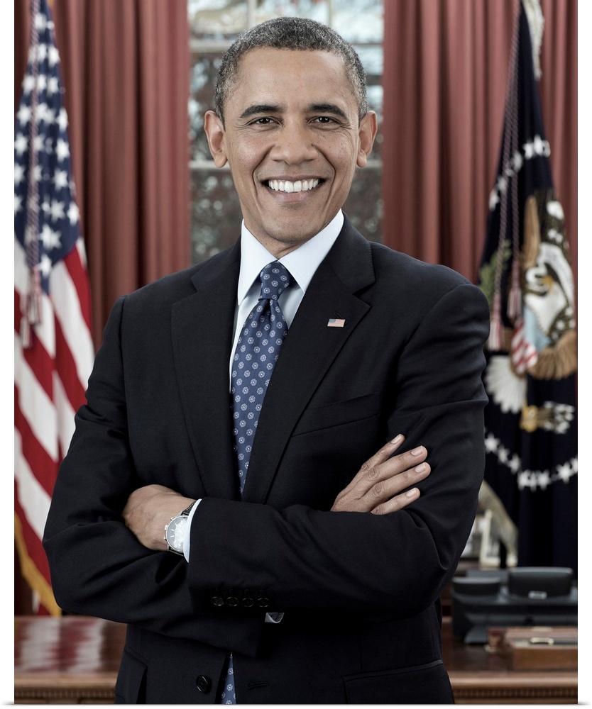 BARACK OBAMA (1961- ). 44th President of the United States. Photograph by Pete Souza, 6 December 2012.