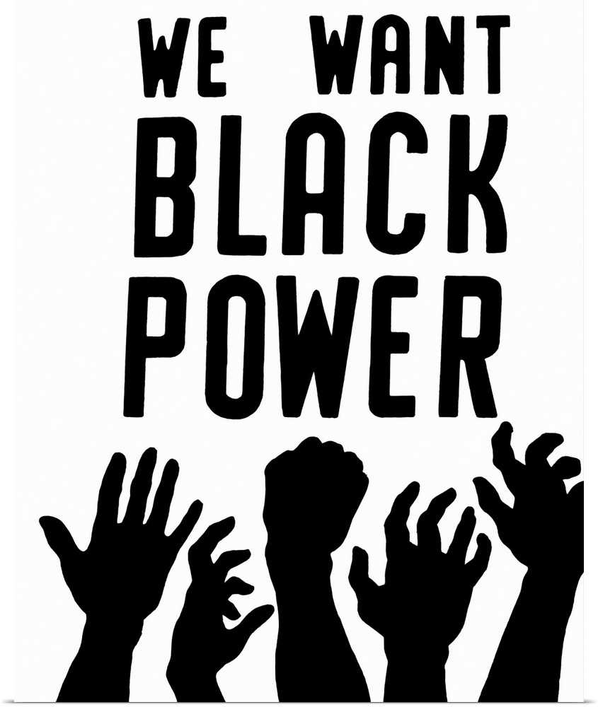 BLACK POWER, 1967. 'We Want Black Power.' Cover of a pamphlet distributed by the Student Nonviolent Coordinating Committe ...