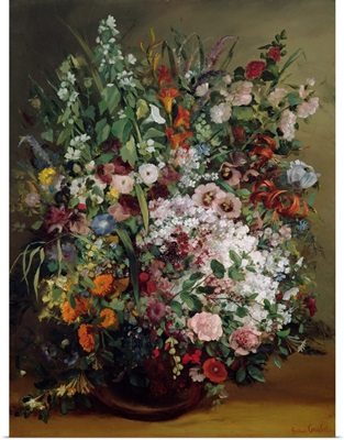 Bouquet Of Flowers In A Vase, 1862