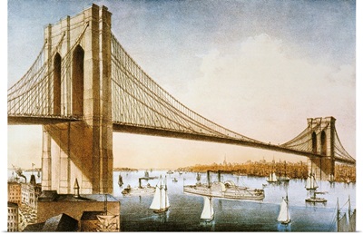 Brooklyn Bridge, NYC, 1881