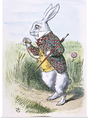 Carroll: White Rabbit 1865, Alice's Adventures in Wonderland