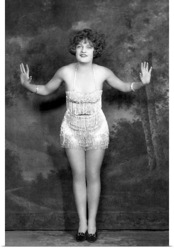 The champion Charleston dancer, 'Bee' Jackson, a former Ziegfeld Follies girl.
