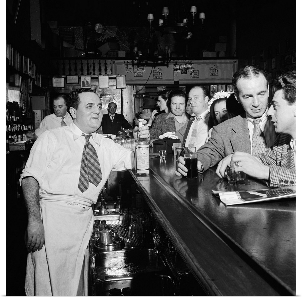 Charlie's Tavern in New York City. Photograph by William P. Gottlieb, c1947.