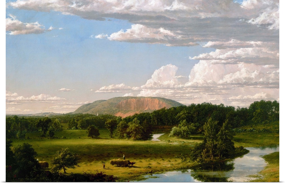 Church, West Rock, 1849. West Rock, New Haven. Oil On Canvas By Frederic Edwin Church, 1849.
