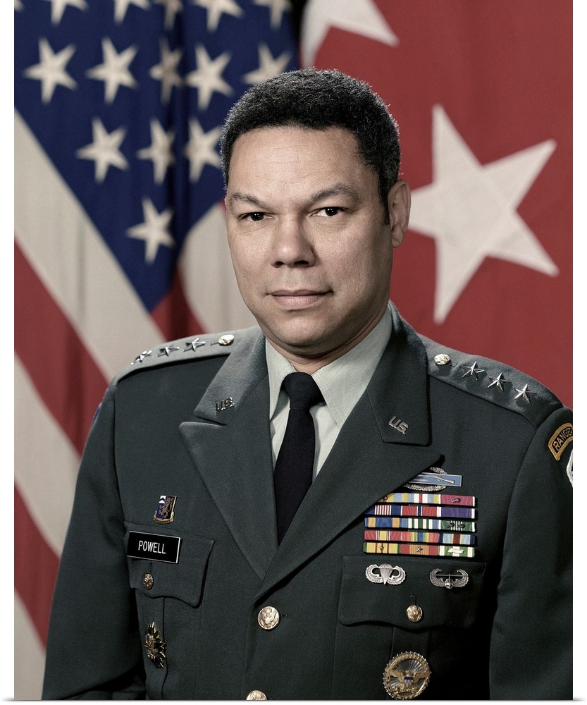 COLIN POWELL (1937- ). American Army General and Secretary of State, 2001-2005. Photograph by Russell Roederer, May 1986.