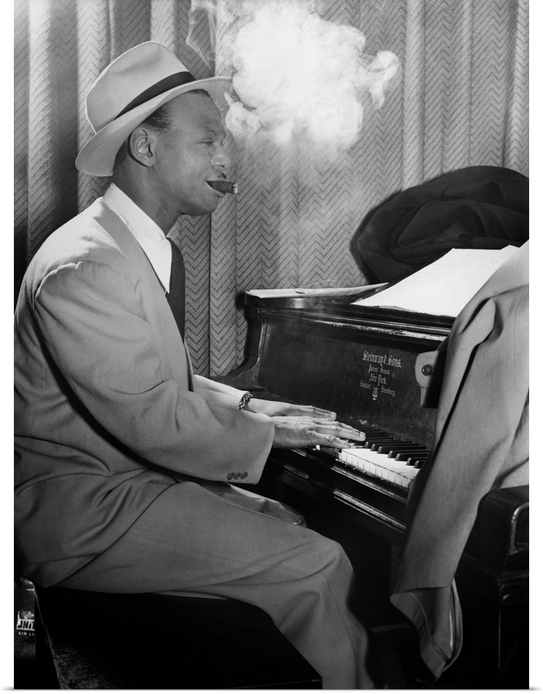 (1903-1983.) American jazz pianist. Photograph by William P. Gottlieb, c1947.
