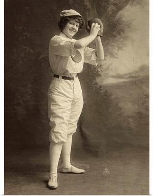 Female Baseball Player