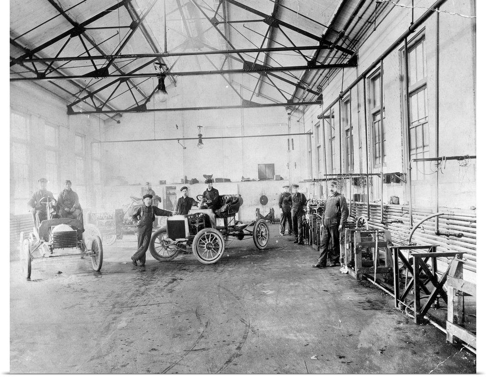 Testing at Henry Ford's Piquette plant. Photograph, c1905.