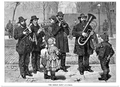 German Street Band, 1879