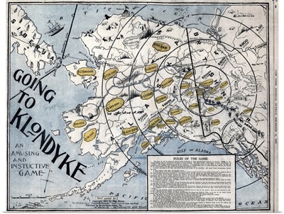 Going To Klondyke, An Amusing And Instructive Game, 1897