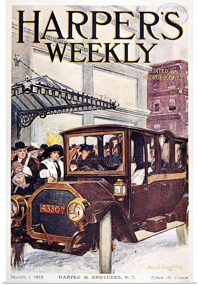 American magazine cover, 1 March 1913.