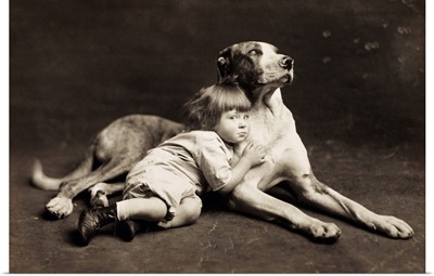 His Protector, c1900