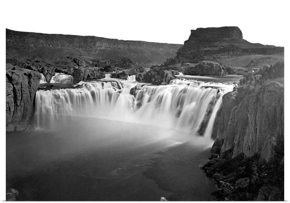 Idaho, Shoshone Falls. A View Of Shoshone Falls On the Snake River In Southern Idaho. Photographed By Timothy H. O'Sulliva...