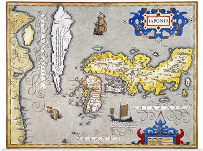 Japan, Map, 1606