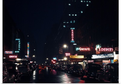 Jazz clubs and nightclubs on 52nd Street in New York City, 1948