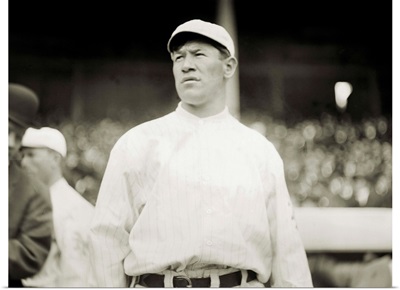 Jim Thorpe playing baseball for the New York Giants at the Polo Grounds, 1913
