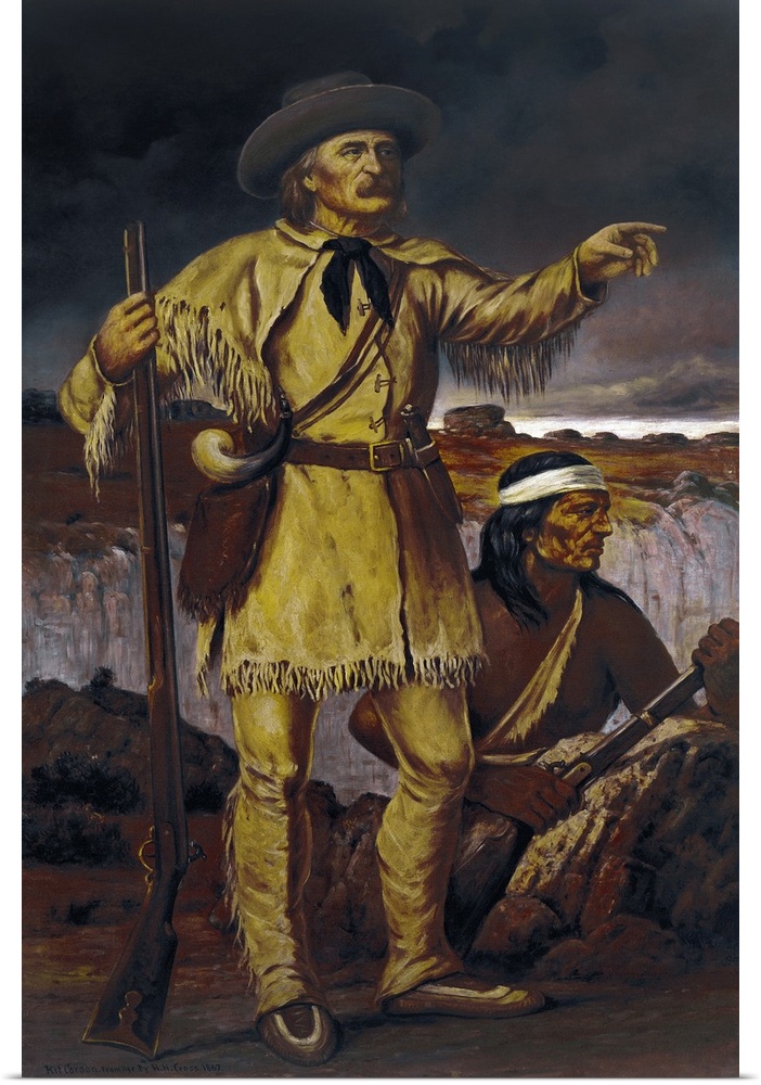 American frontiersman. Oil on canvas, 1867, by Henry H. Cross.
