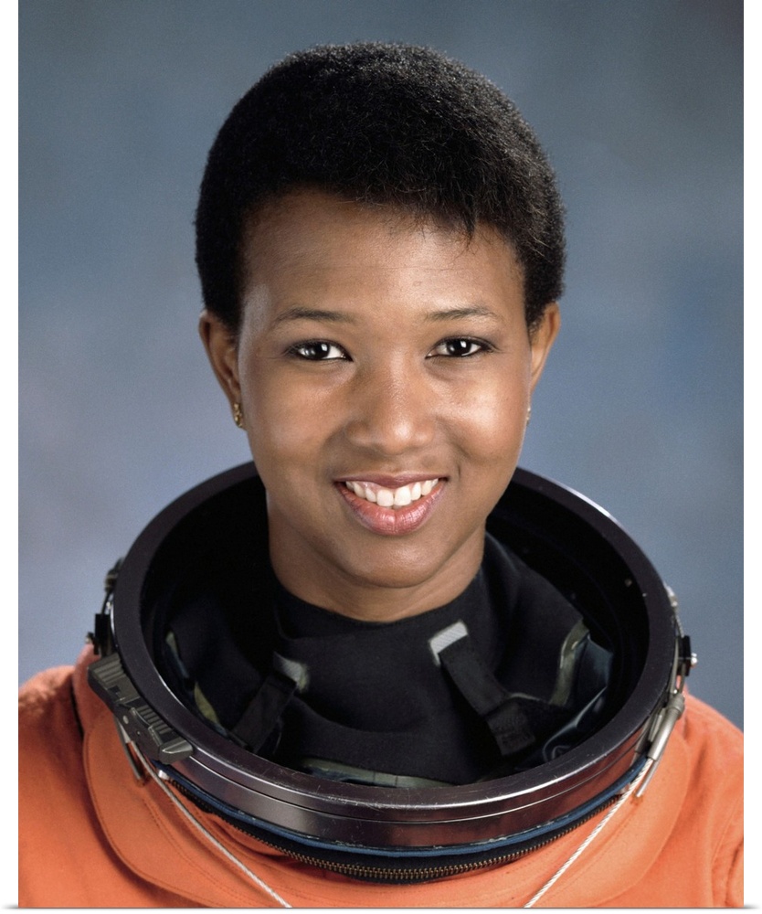 MAE JEMISON (1956- ). American astronaut and physician. Photograph, 1 July 1992.
