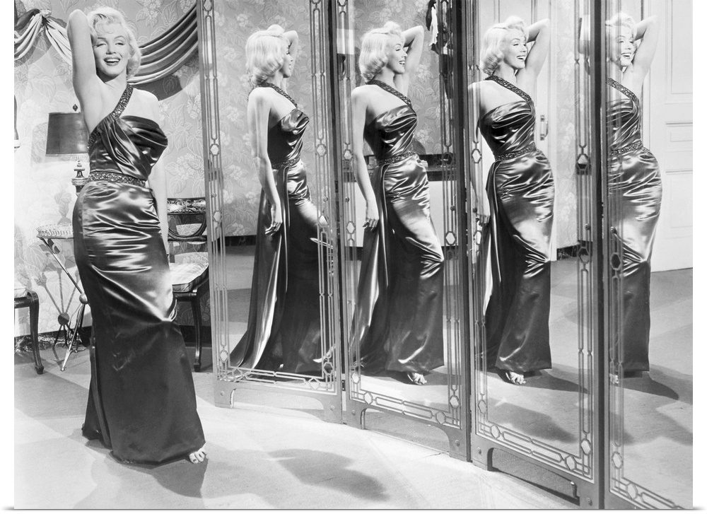 American cinema actress. In a scene from 'How to Marry A Millionaire,' 1953.