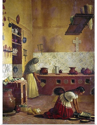 Mexico: Kitchen, C.1850