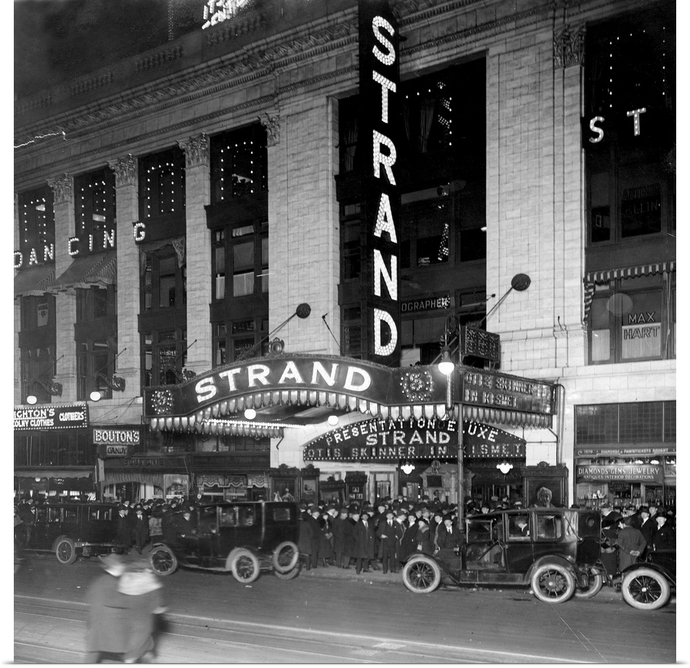 The Strand, in Times Square, New York City, 1920.