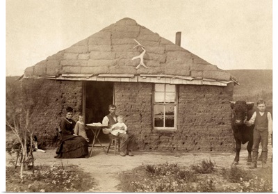 Nebraska, Settlers, c1886