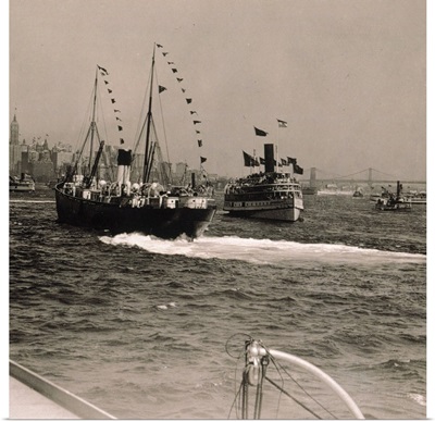 New York Harbor, 1909