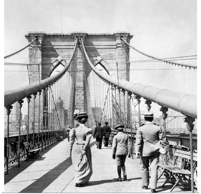 NY: Brooklyn Bridge, 1899