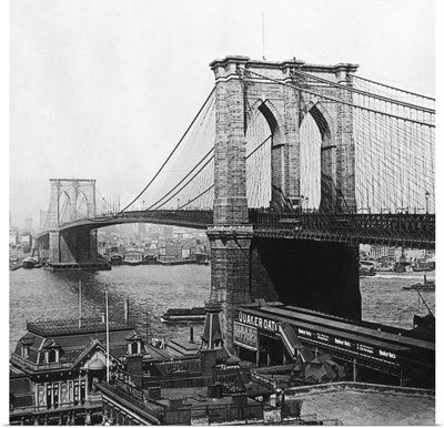 NY: Brooklyn Bridge, 1901