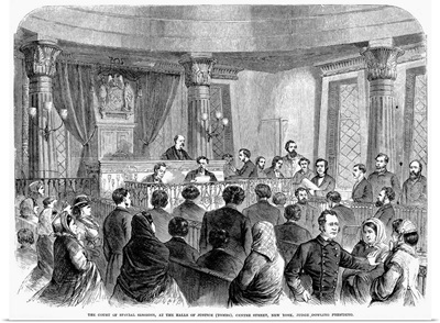 NYC: Courtroom, 1866