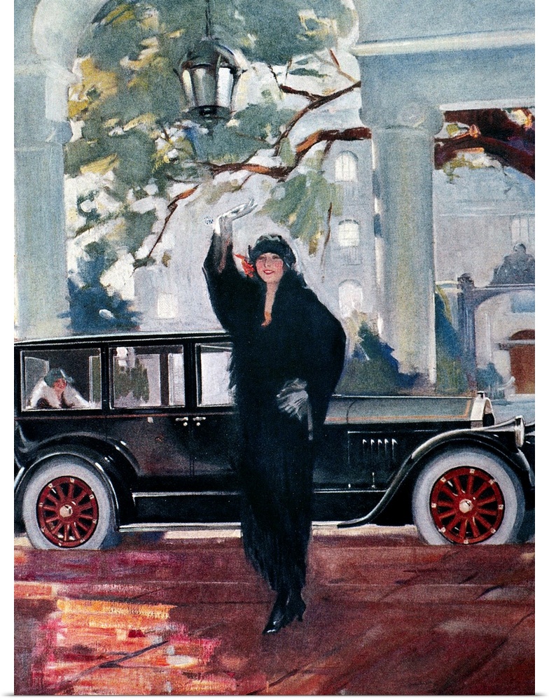 Pierce-Arrow automobile advertisement from an American magazine, 1925.