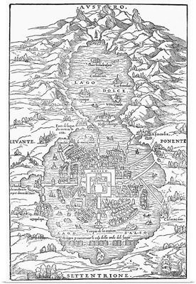 Plan Of Tenochtitlan, 1556