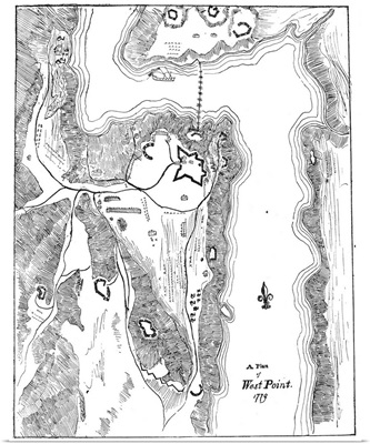 Plan Of West Point, 1779