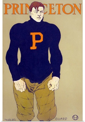 Poster for the Princeton University football team, 1907