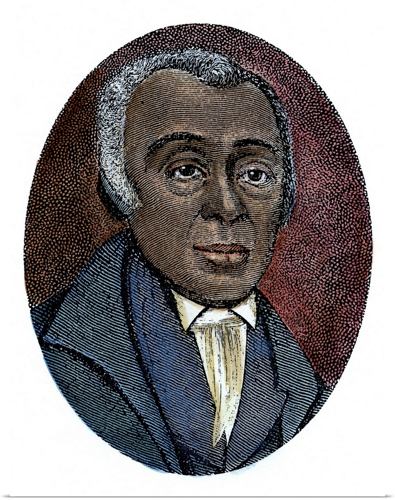 RICHARD ALLEN (1760-1831). American Methodist bishop and founder of the African Methodist Episcopal Church. Wood engraving...