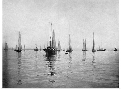 Sailboats in New York Bay, 1890