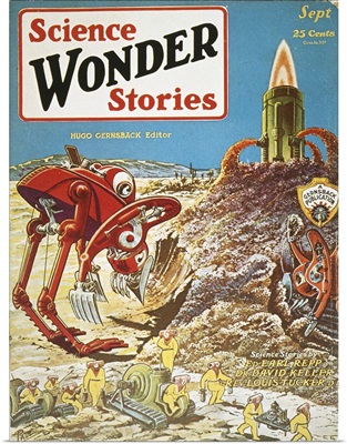 Sci-Fi Magazine Cover, 1929