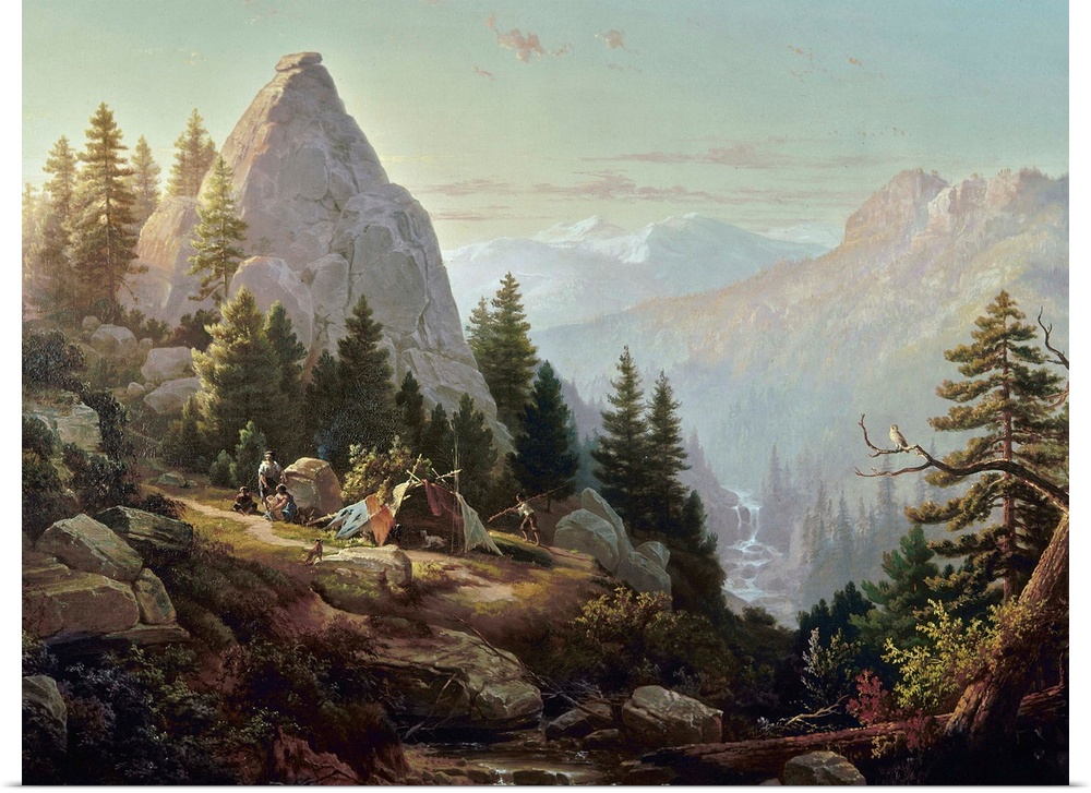 Sugar Loaf Peak, C1865. 'Sugar Loaf Peak, El Dorado County,' In California. Oil On Canvas By Thomas Hill, C1865.