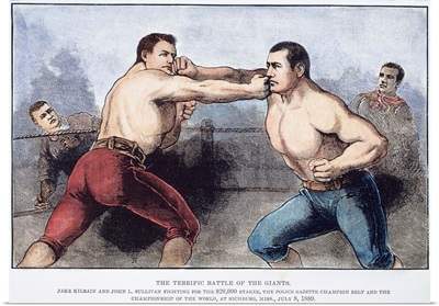 Sullivan and Kilrain Fight