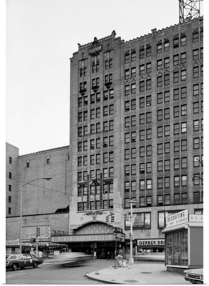 The Fox Theatre at Flatbush Avenue and Nevins Street in Brooklyn, New York. Photograph, 1941.
