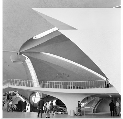 The Trans World Airlines Terminal at Idlewild Airport in New York, 1958