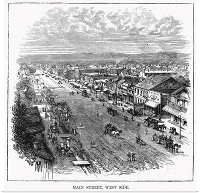 The West Side Of Main Street In Salt Lake City, Utah, 1872
