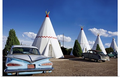 The Wigwam Motel along Route 66 in Holbrook, Arizona