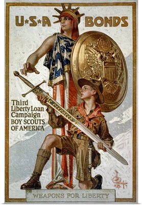 Third Liberty Loan Campaign - Boys Scouts of America, 1917