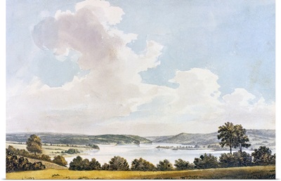 View To the North From the Lawn At Mount Vernon, 1796