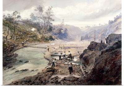 Washing Gold, Calaveras, California, 1853