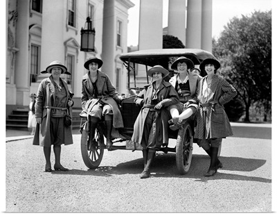 Women With Automobile, 1922