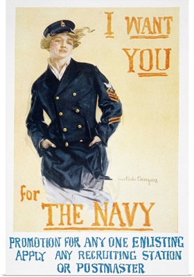 World War I: Navy Poster