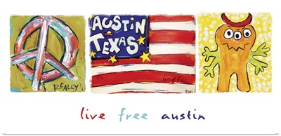 Live Free Austin Panorama