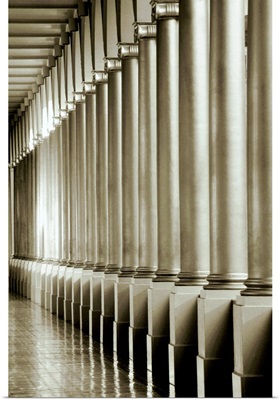 A row of columns